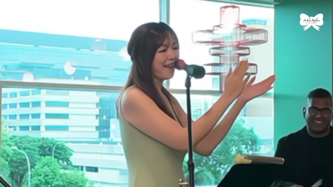 White Ribbon Live Music - Germaine singing "Angels"