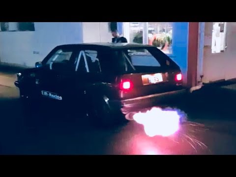 Extrem Launch Control VW Golf Mk2 VR6 Turbo 1000+hp Turbo Gockel