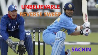 Best and Unbelievable Reverse Sweep Shot in Cricke