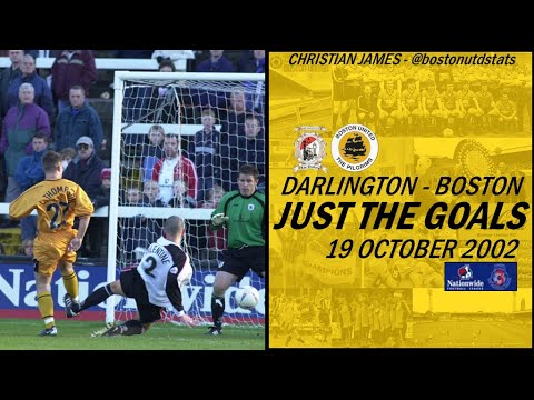 Darlington vs Boston United 2002 Goals