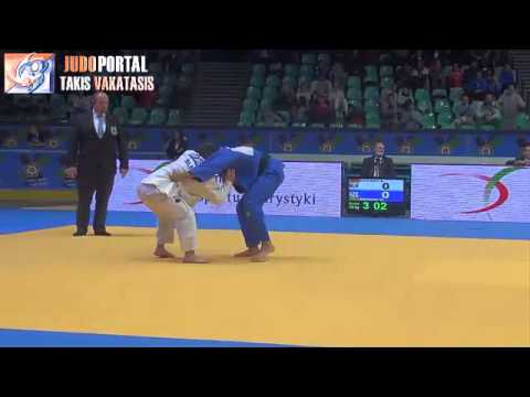 European Judo Championships U23 Wroclaw 2014 Bronze -60kg BAGIROV (BLR) vs. SADIGOV Mehman (AZE)