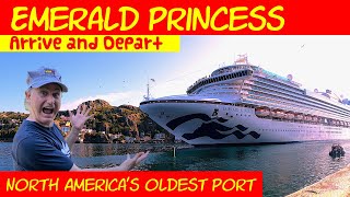 Tight Squeeze For BIG CRUISE Ship - Emerald Princess St. John’s Newfoundland and Labrador
