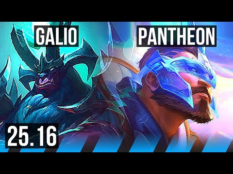 GALIO vs PANTHEON (MID) | 5/2/18 | KR Diamond | 25.16