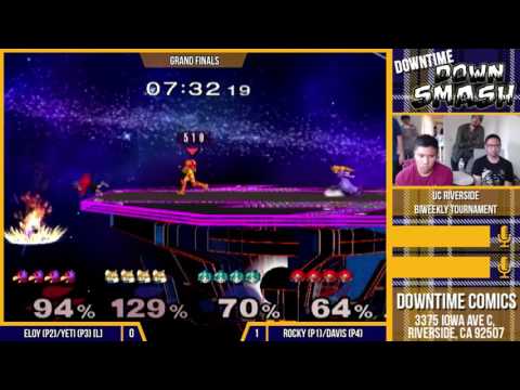 Downtime Downsplash - Doubles Grand Finals: Rocky/Davis (Red) vs. Eloy/yeti (Blue)