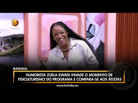 Zuela KIkuata Confrota os Fisiculturista