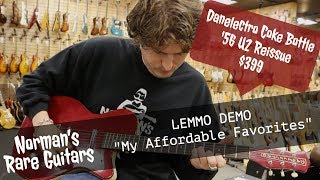 Video thumbnail for LEMMO DEMO: Danelectro Coke Bottle ’56 U2 Reissue for $399 | "My Affordable Favorites" by Normans Rare Guitars