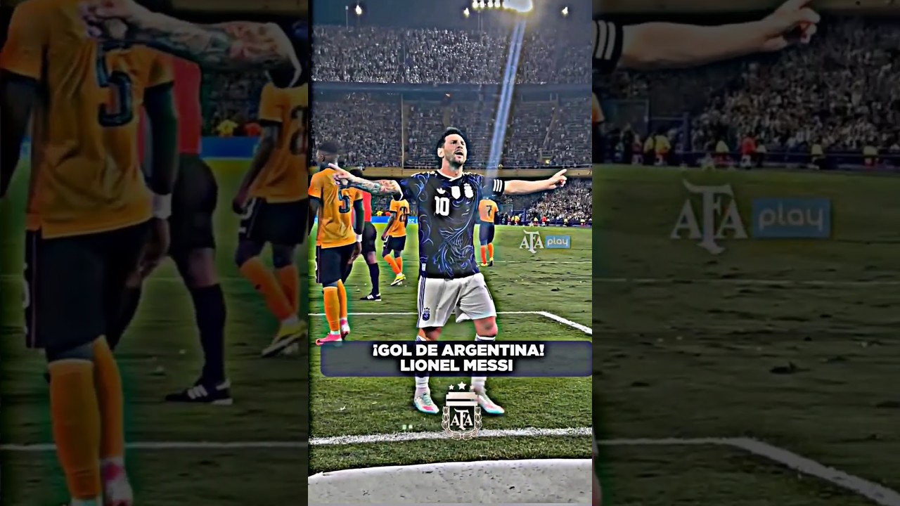 জাতীয় দলের হয়ে আবারো বস লিওনেল মেসি অসাধারণ গোল #shortvideo #football #subscribe #like #foryou