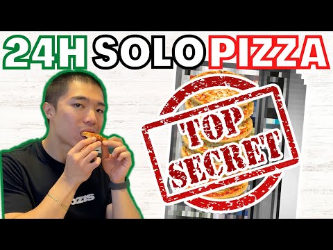 MANGIO SOLO PIZZA PER 24h | DISTRIBUTORI AUTOMATICI DI PIZZA?🍕