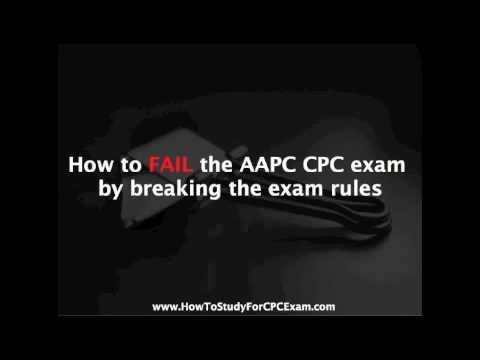 How to fail the AAPC CPC exam by breaking the rules