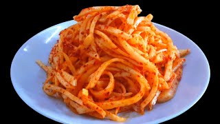 Easy Radish Side Dish! Very good for health