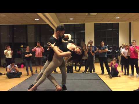 Luis García y Andrea Cobos - Choreography workshop - I love bachata (Leuven)