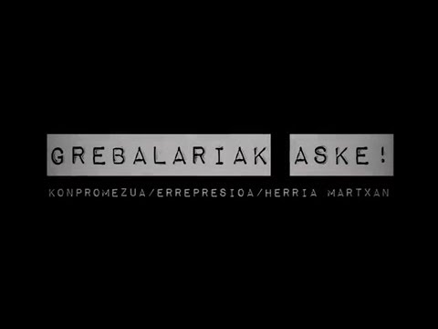 Grebalariak aske!