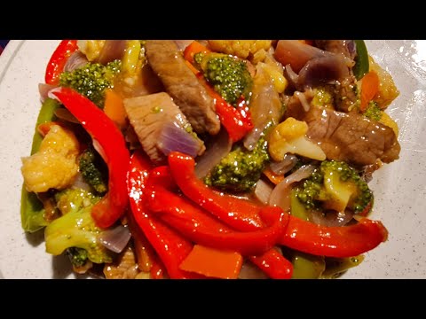 BEEF STIR FRY ||BEEF AND VEGETABLES STIR FRY #shorts...