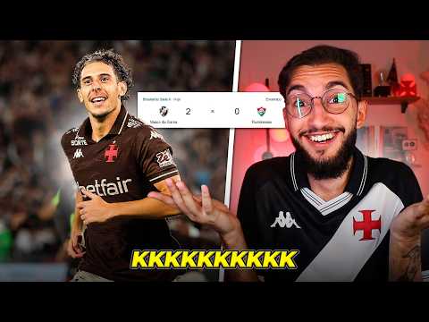 Vasco 2 x 0 Fluminense - VASCO NÃO PERDE MAIS? KKKKKKK
