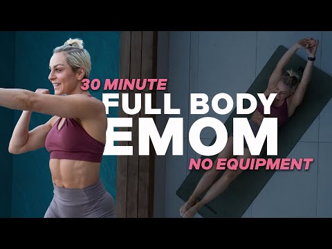 30 MIN FULL BODY CARDIO EMOM STYLE | HIIT + Core | No Equipment | Functional Workout