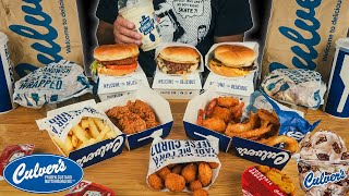 Culver's Menu Challenge | First Time Trying Culver's!!