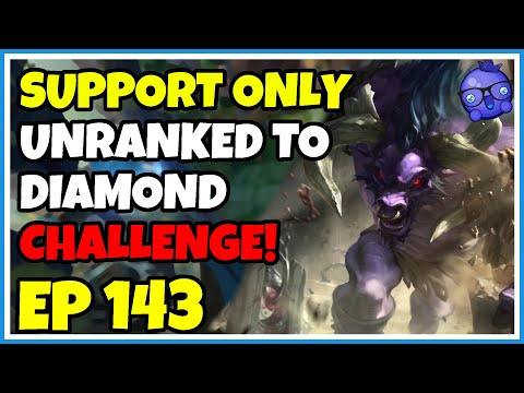 Support Unranked to Diamond Challenge - Episode 143 - Alistar