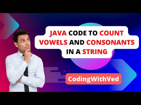 Java Code To Count Vowels And Consonants In A String String In Java Interview Question In Java