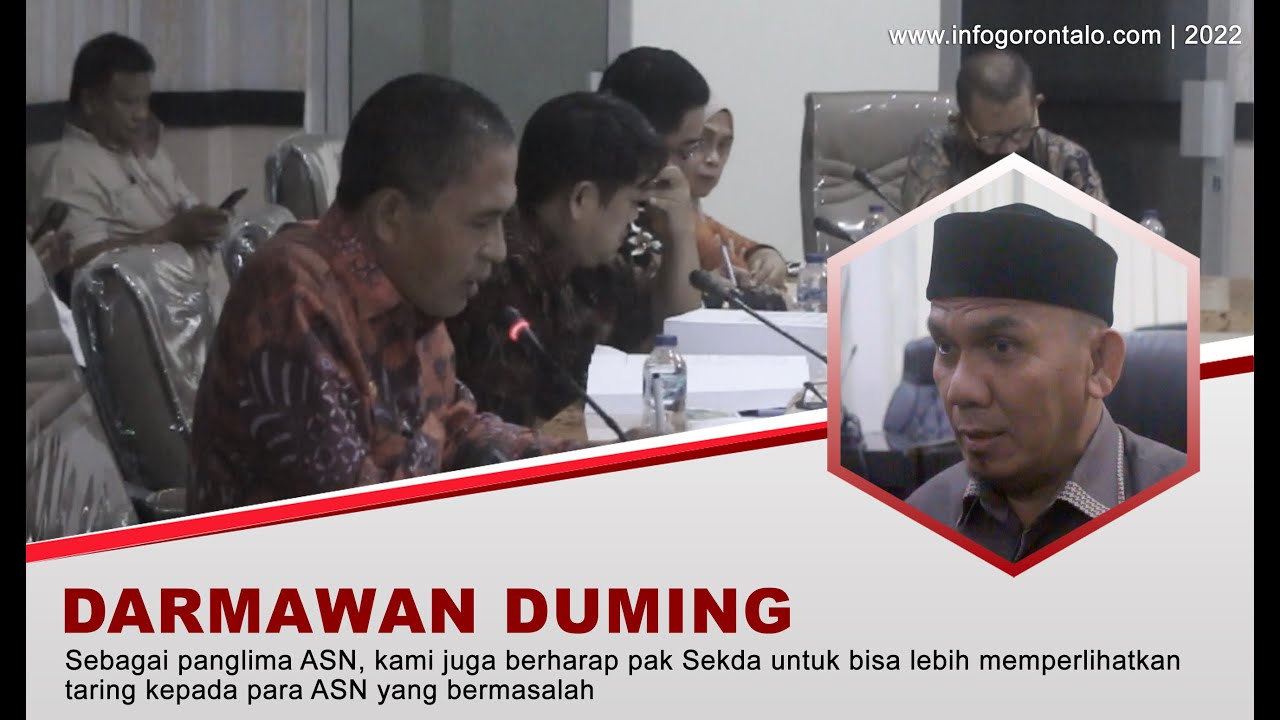 Darmawan Minta Sekda Lebih Tegas Menyikapi Persoalan Kinerja ASN