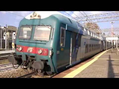 E464 076 XMPR+5 2 piani Trenord e XMPR - Monza 08/11/2016