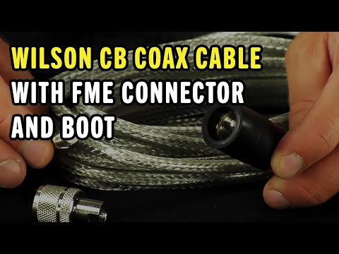 Wilson CB Coax Cable with FME Connector and Boot