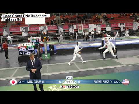 2020 112 T64 17 M E Individual Budapest HUN GP GREEN MINOBE JPN vs RAMIREZ USA