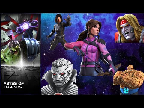 ABYSS OF LEGENDS Easiest Path Guide Part 1 MARVEL CONTEST OF CHAMPIONS
