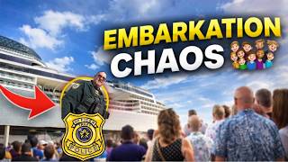 This was the craziest embarkation I’ve ever experienced on the MSC Grandiosa.