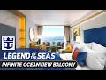 Legend Of The Seas Infinite Oceanview Balcony Stateroom Tour Review Royal Caribbean 2026