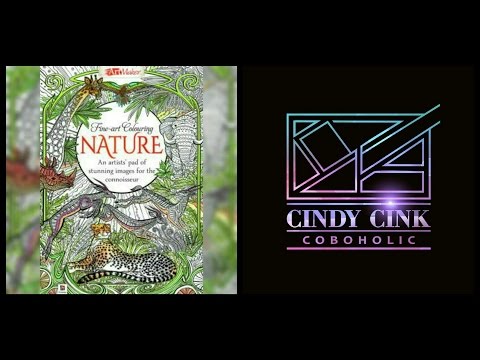 Fine-Art Colouring NATURE  😀 Coloring Book Flip Through