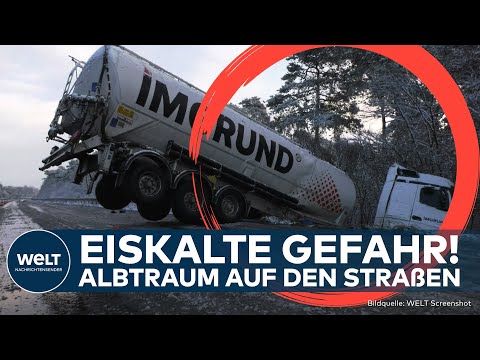 Video Thumbnail: SCHNEECHAOS: Dramatische Unfallserie im Süden! Autofahrer konfrontiert mit massiven Straßen-Gefahren