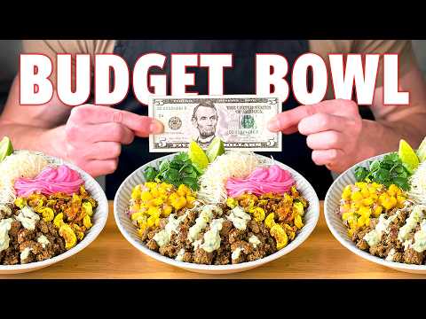 The $5 Healthy Burrito Bowl | High Protein Meal Prep