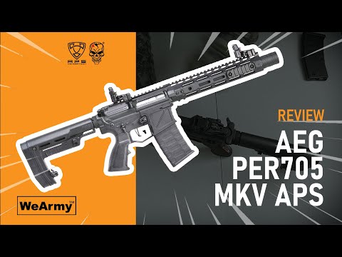 Review do Rifle M4 APS - Modelo PER 705 MKV - Série WeArmy Reviews