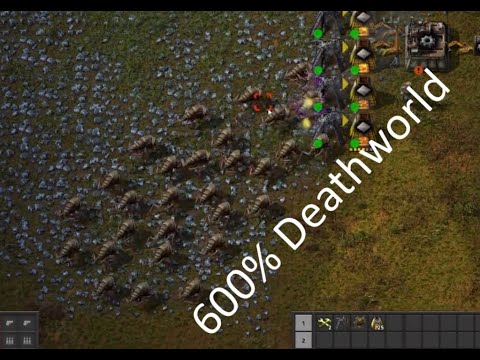 Factorio but it's a cursed 600% Deathworld with Rampant biters - S2E1