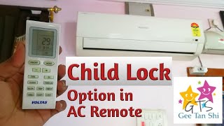 Child Lock | AC Remote
