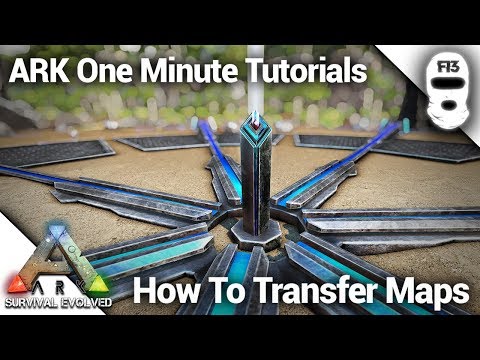 HOW TO TRANSFER BETWEEN MAPS IN ARK! Ark: Survival Evolved [One Minute Tutorials]