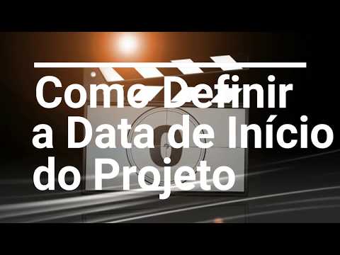 01 | #ComoFazer #HowTo #MsProject | Como Definir a Data de Inicio do Projeto