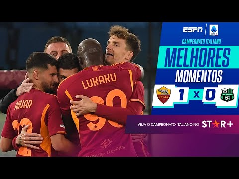 Gols e lances de Roma x Sassuolo