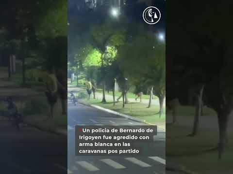 Un integrante de la Policía de Misiones que cumple funciones en Bernar...