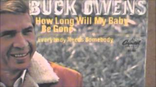 Buck Owens 45 rpm single- How long will my baby be gone