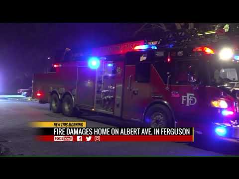 Fire damages Ferguson home