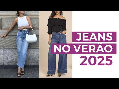 Como usar calça jeans no verão 2025 | Camila Gaio