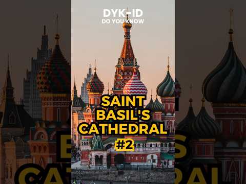⛪✨ The Iconic Saint Basil Cathedral🌇🔺 2 #shorts #facts #saintbasilcathedral #russia