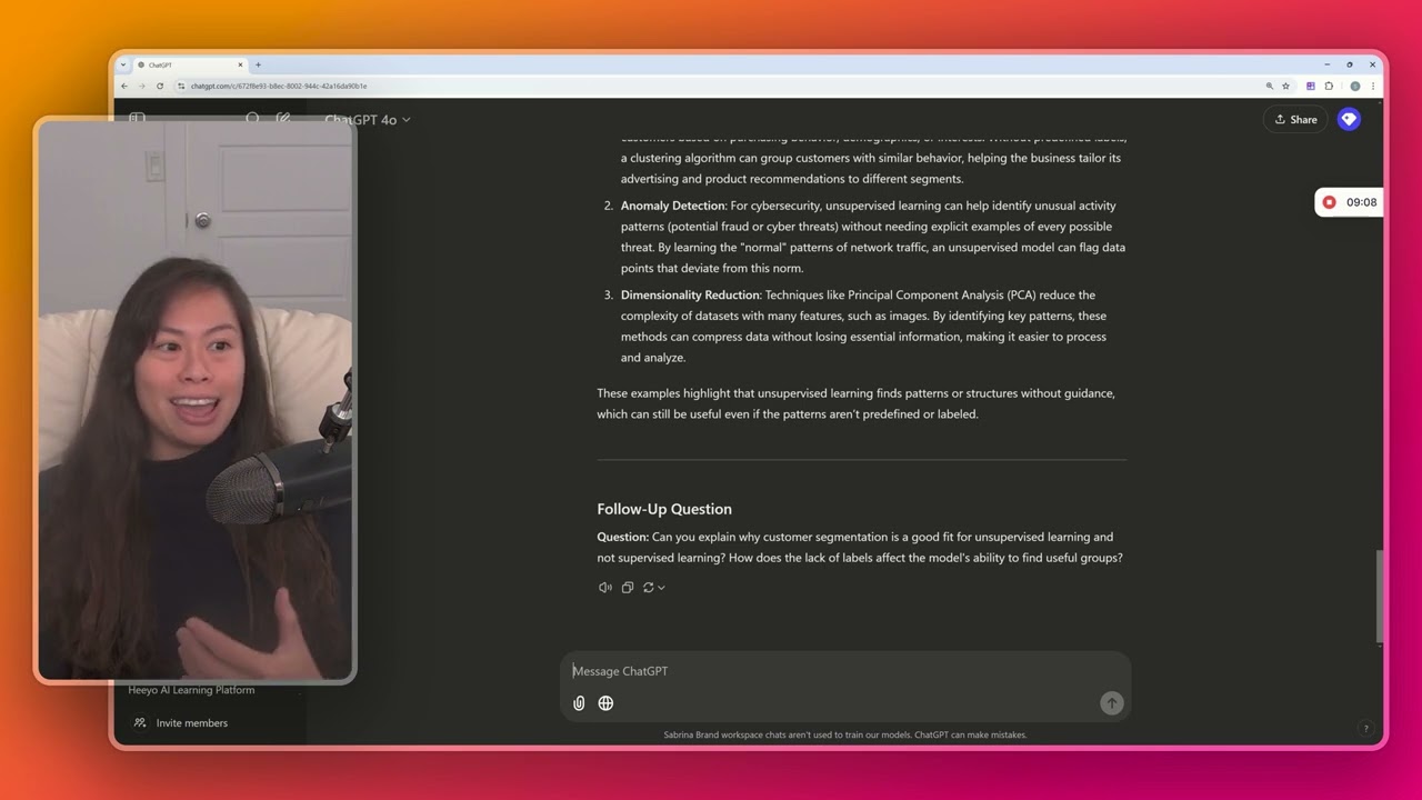 How do you use ChatGPT for learning? | Sabrina Ramonov 🍄