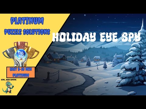 Holiday Eye Spy - Unedited Platinum Trophy Playthrough