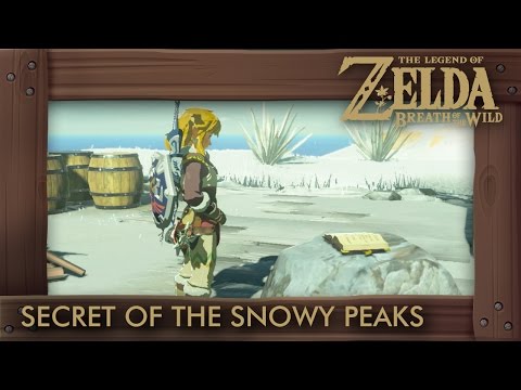 Zelda Breath of the Wild - Secret of the Snowy Peaks Shrine Quest