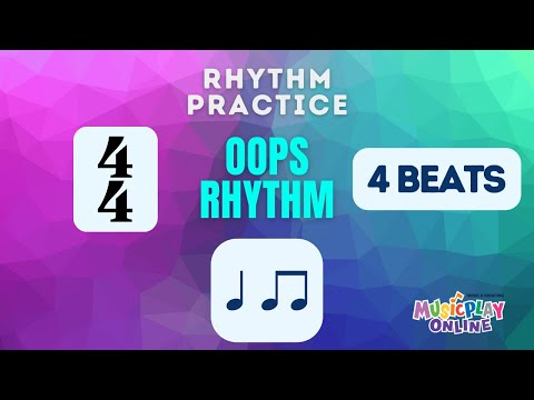 Quarter notes and Eighth notes: Poison Rhythm (Oops)