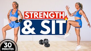 30 Min Full Body Strength + SIT Workout for Women 40+