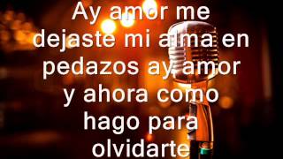 Ay Amor - Karaoke estilo El Trono de Mexico