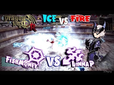 Ice vs Fire !!! Dragon Nest PvP - Lv 95 Elestra (FishMoney) vs Seleana (LinnaP)  #Noinstantskill